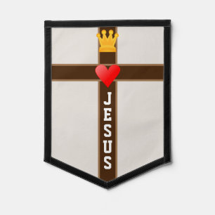 Jesus King of Love Pennant