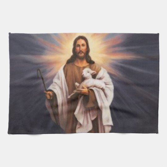 Jesus kitchen hand towel