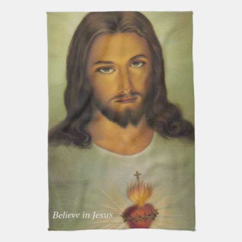 Jesus kitchen hand towel