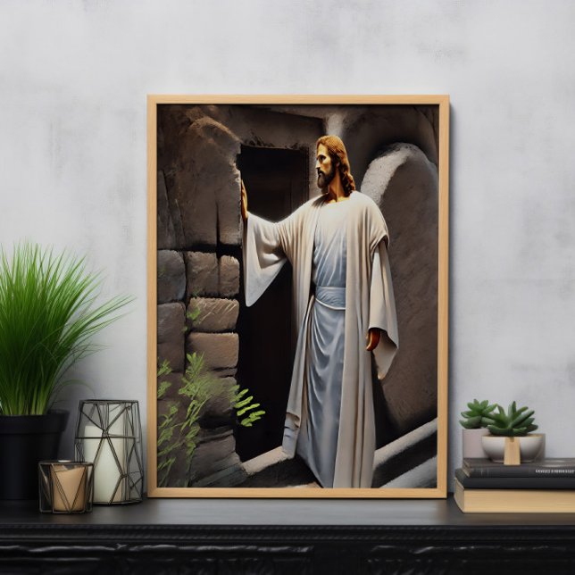 Jesus Knocking on Antique Door Poster (Creator Uploaded)