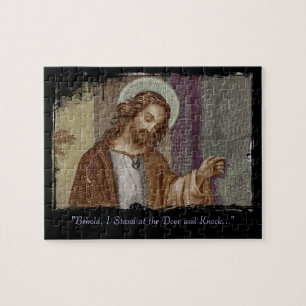 Jesus Knocking on Door Jigsaw Puzzle