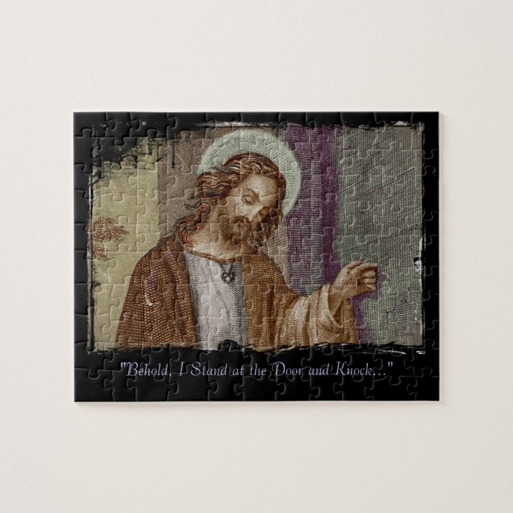 Jesus Knocking on Door Jigsaw Puzzle | Zazzle