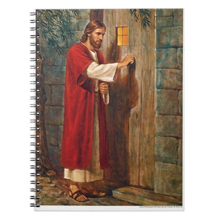 Jesus Knocks On The Door Notebook