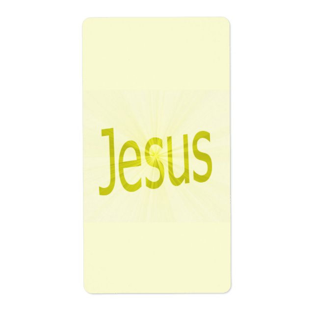 Jesus Label (Front)