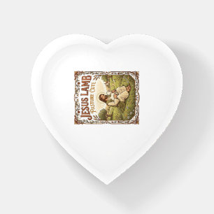 Jesus Lamb Pasture Cute Jesus Lamb Pasture Cute Ch Paperweight