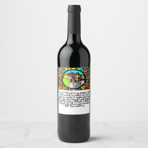 Jesus Lamb Wine Label