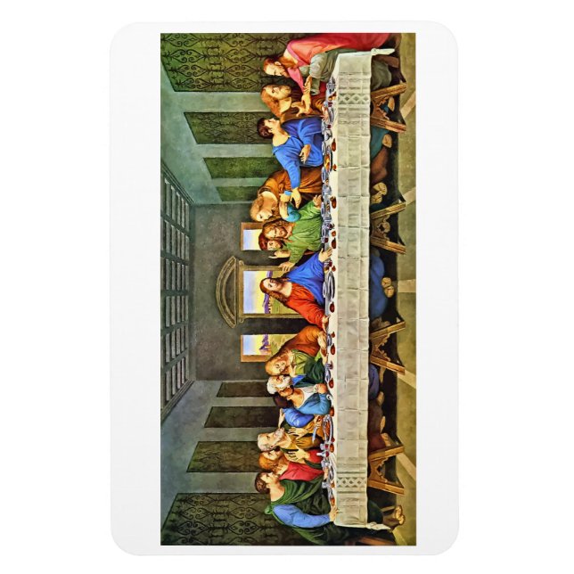 Jesus Last Supper Flexible Photo Magnet (Vertical)