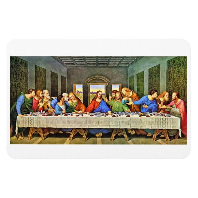 Jesus Last Supper Flexible Photo Magnet (Horizontal)