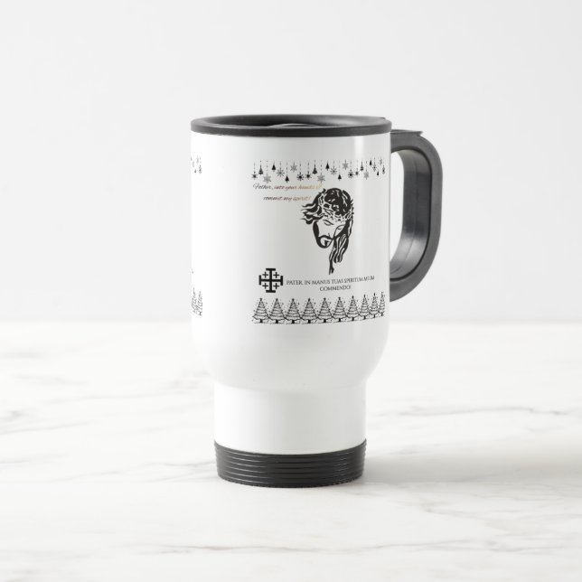 Jesus' Last words Travel Mug (Front Right)