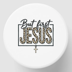 Jesus Leopard Print Christian Vintage Engraving Sh Mini Candle Favors