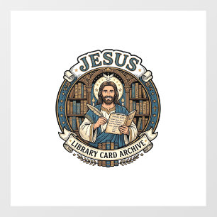 Jesus Library Card Archive Jesus Library Card Arch Floor Decals