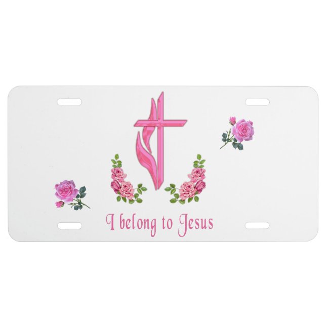 Jesus License Plate (Front)