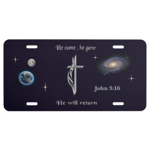 Jesus License Plate