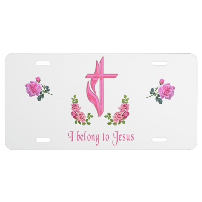 Jesus License Plate (Front)