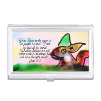 jesus light business card case