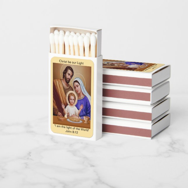 Jesus Light of the World matchboxes (Stacked)