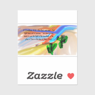 Jesus light of  world sticker