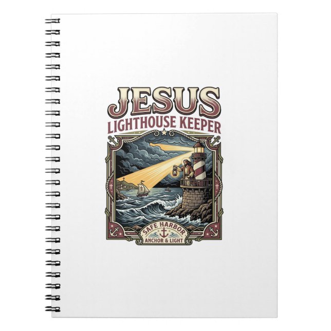 Jesus Lighthouse Keeper Jesus Lighthouse Keeper Ch Notebook (Front)