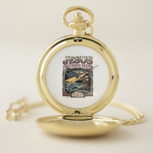 Jesus Lighthouse Keeper Jesus Lighthouse Keeper Ch Pocket Watch