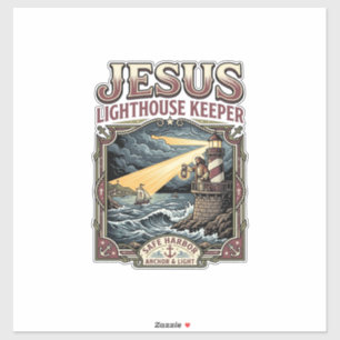 Jesus Lighthouse Keeper Jesus Lighthouse Keeper Ch Sticker
