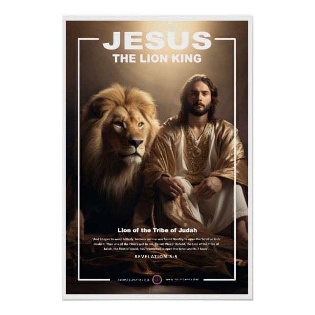 Jesus - Lion King 1 Poster (Front)