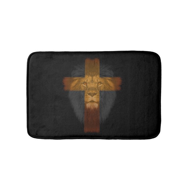 Jesus Lion of Judah Bath Mat (Front)