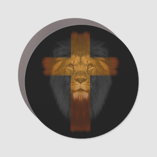 Jesus Lion of Judah Car Magnet