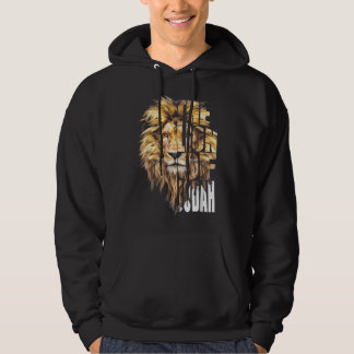 Jesus Lion of Judah Christian Gift for Men Women Hoodie