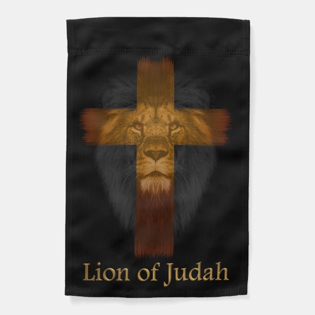 Jesus Lion of Judah Garden Flag (Front)