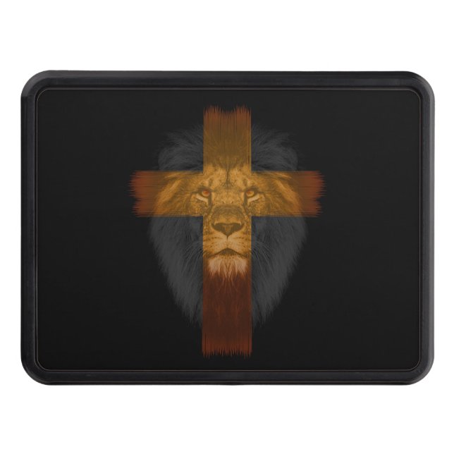 Jesus Lion of Judah Hitch Cover (Front)