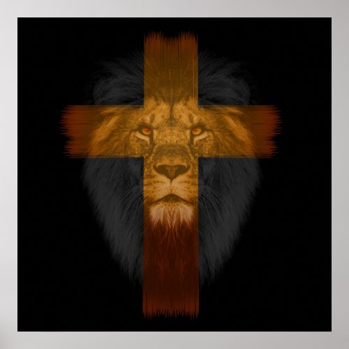 Jesus Lion of Judah Poster