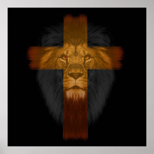 Jesus Lion of Judah Poster (Front)