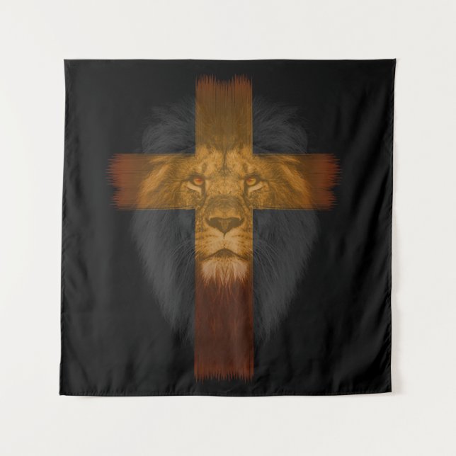 Jesus Lion of Judah Tapestry (Front)
