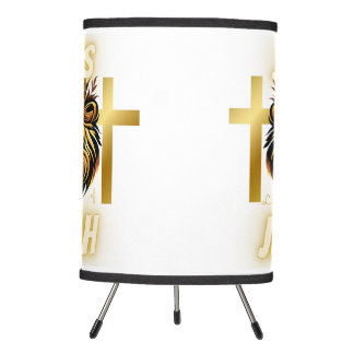 Jesus Lion of Judah - Tripod Table Lamp