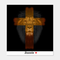 Jesus Lion of Judah Vinyl Sticker