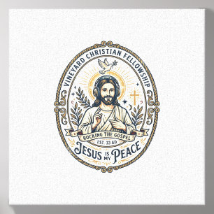 Jesus Lo Fi Study Beats Aesthetic Graphic Tee Chri Canvas Photo Tile