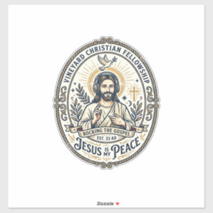 Jesus Lo Fi Study Beats Aesthetic Graphic Tee Chri Sticker