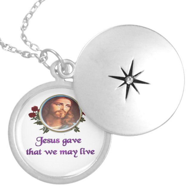 Jesus  locket necklace (Front)