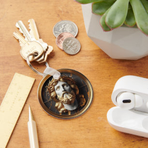 Jesus looking in the heavens with Divine Encounter Keychain