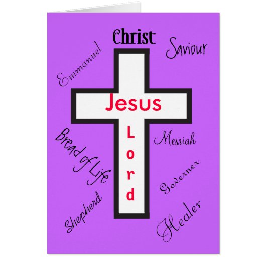 Jesus -Lord Cards (Front)