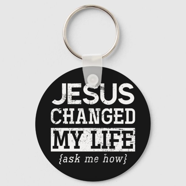Jesus Lord Christian Gift God Savior Jesus Pullove Keychain (Front)