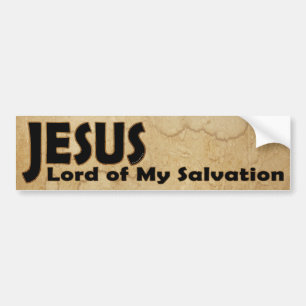 JESUS Lord of Salvation Bumper Sticker