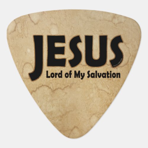 Jesus Lord Salvation Guitar Pick