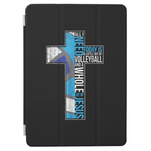 Jesus Love All I Need Is Little Bit Of Volleyball iPad Air Cover
