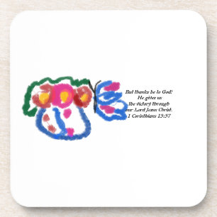 jesus love  beverage coaster