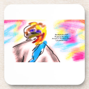 jesus love  beverage coaster