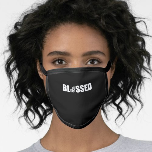 Jesus Love  Blessed Christian Faith Jesus Face Mask