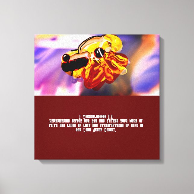 Jesus love canvas print (Front)