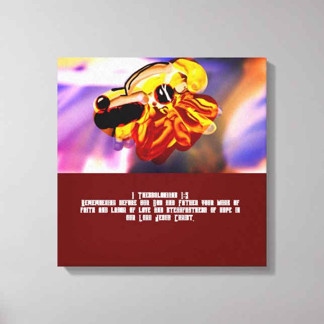 Jesus love canvas print (Front)