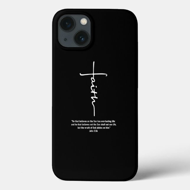 Jesus Love | Faith Cross Christian Jesus Faith God Case-Mate iPhone Case (Back)